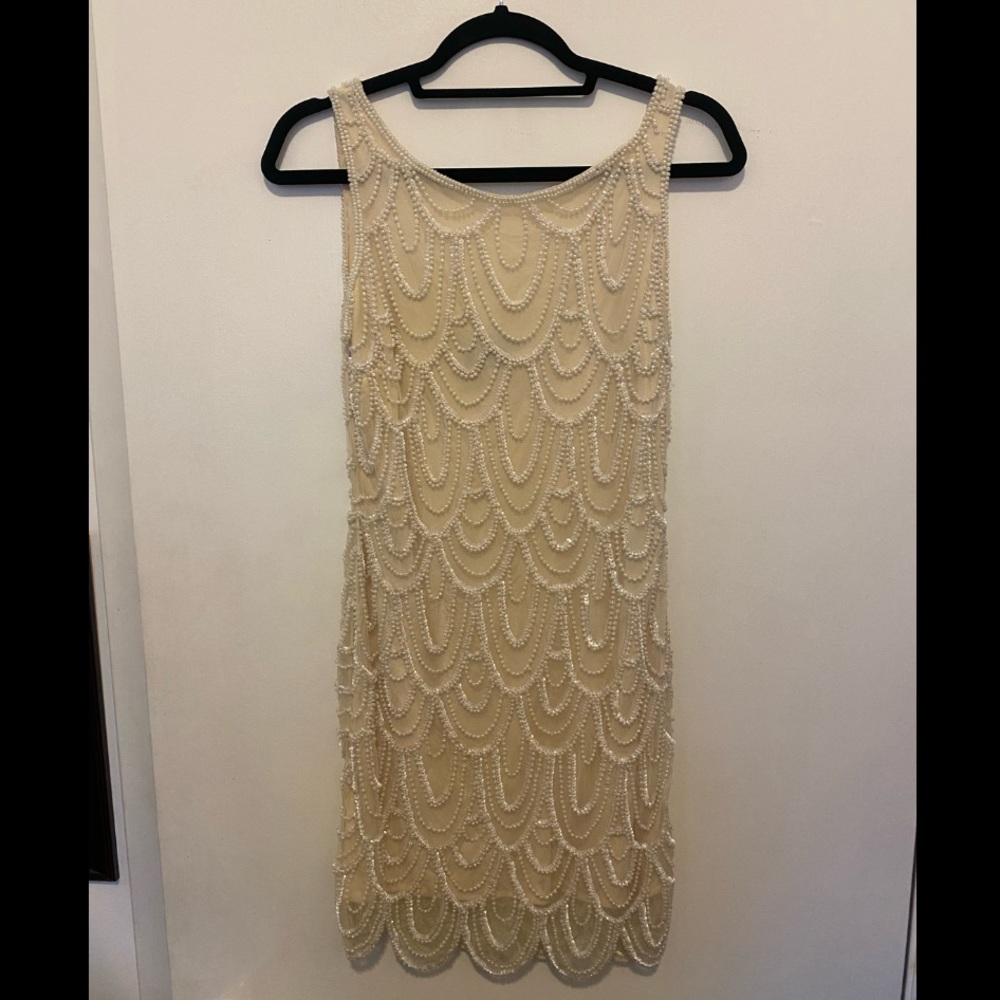 Beaded Pearl and Sequin Dress